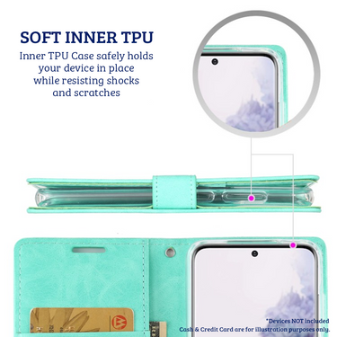 iPhone 12 Pro Max Compatible Case Cover With Premium Bluemoon Diary - Navy